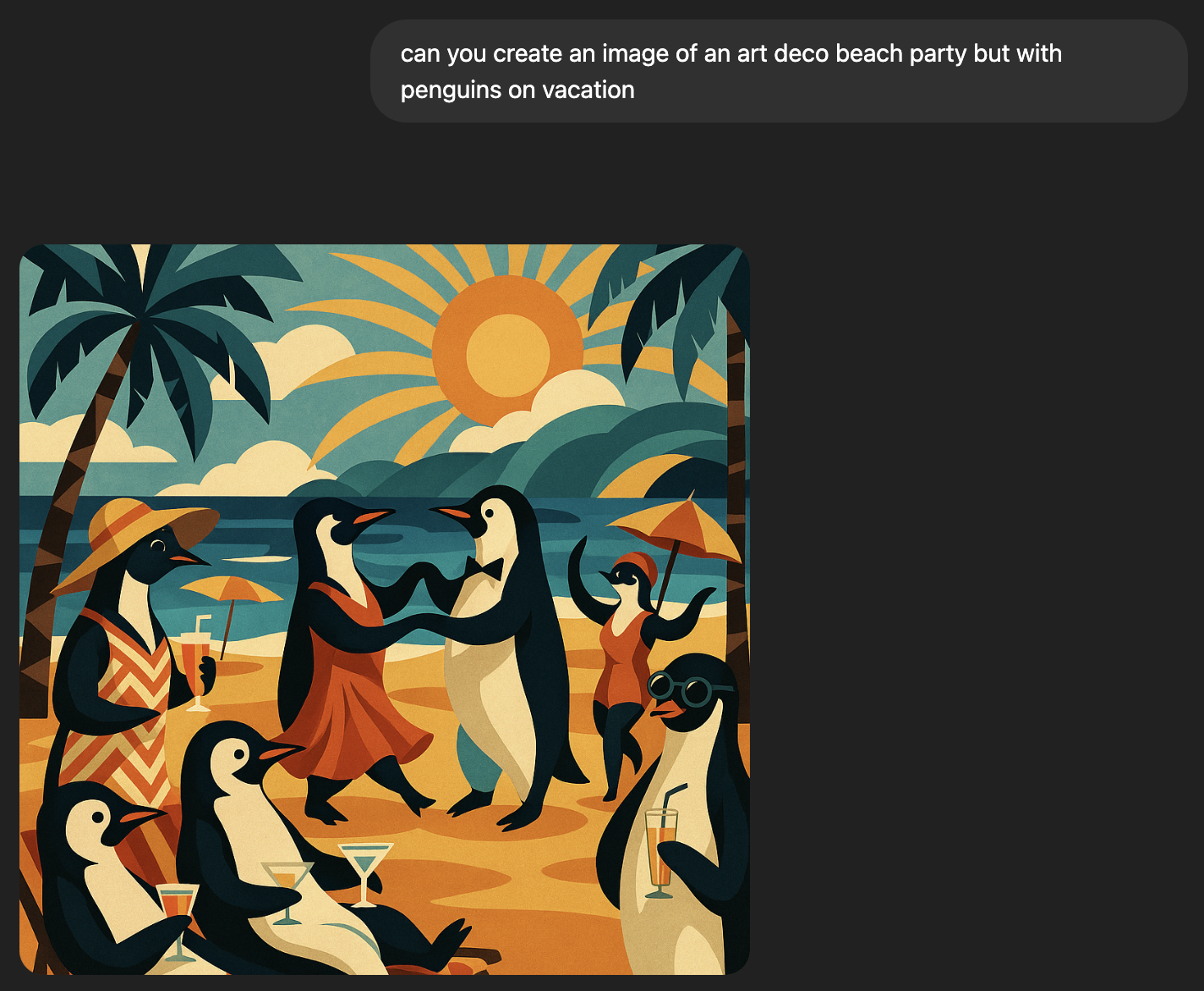 Art Deco Penguins